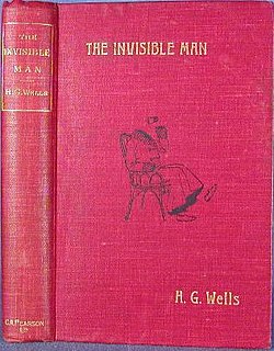 A láthatatlan ember első kiadásának borítója (1897)