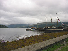 Loch Fyne at Inverary harbour.