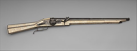 Wheellock Gun of Philippe de Croy, Prince of Chimay (1526–1595) MET DP271146.jpg