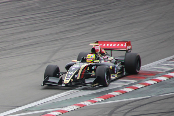 Vaxivière took his first Formula Renault 3.5 podium at the Nürburgring.