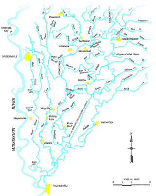 <span class="mw-page-title-main">Yazoo River</span> River in the United States