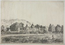 Waldegg castle between 1700-1770 Zentralbibliothek Solothurn - Die Waldegg - a0608.tif