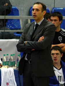 Zoran Lukić, a serbian basketball coach from BC Nizhny Novgorod