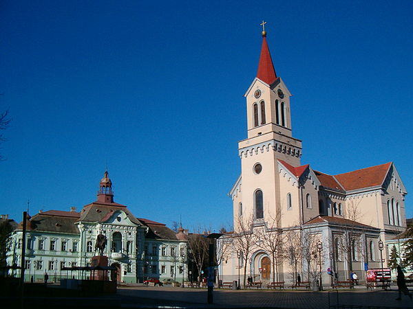 Image: Zrenjanin Cathedral and City Hall