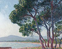 Beach in Juan-les-Pins 'Plage de Juan-les-Pins' by Claude Monet, 1888.jpg