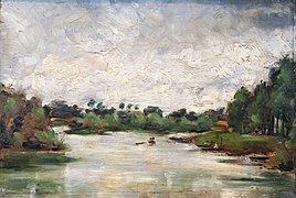 Bords de la Garonne (Banks of the Garonne) by Henri Rachou in Musée Toulouse-Lautrec