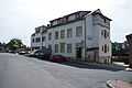 English: Štěkeň, a small town in Strakonice district, Czech Republic, a view of the square. Čeština: Štěkeň, okres Strakonice, pohled na náměstí