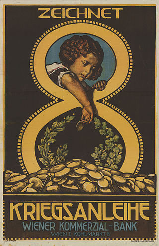 14 Sammlung Eybl Österreich. Alfred Offner (1879-1937). Zeichnet 8. Kriegsanleihe. 1918. 95 x 63 cm. (Slg.Nr. 325).jpg