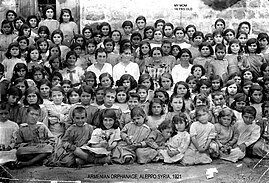 Armenian orphanage in Aleppo Syria 1921 Armenian orphanage in Alleppo Syria.JPG