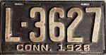 1928 Connecticut license plate A-1234 format.jpg