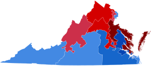 1996 Virginia House Election results.svg
