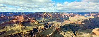 Panoramic photo of the Grand Canyon