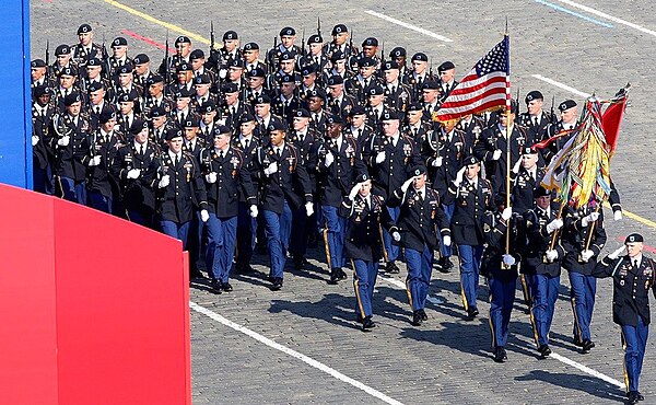 At the 2010 Moscow Victory Day Parade