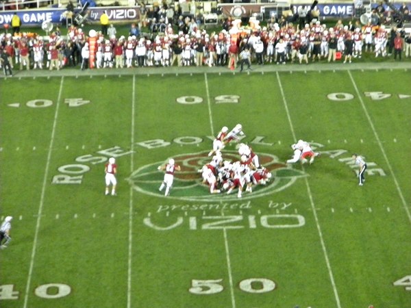 Stanford defeated Wisconsin 20–14 in the 2013 Rose Bowl on January 1, 2013