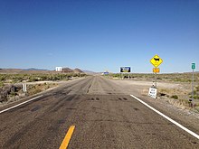 View east from the west end of SR 30 at the Nevada state line 2014-06-11 17 20 57 View northeast from the north end of Nevada State Route 233 (Montello Road) and the west end of Utah State Route 30.JPG