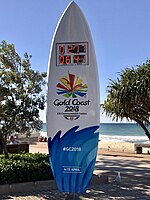 Countdown clock for the 2018 Commonwealth Games in Surfers Paradise 2018 Commonwealth Games countdown clock in July 2017.jpg