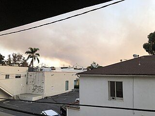 Getty Fire October 2019 fire in Los Angeles, California