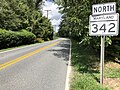 File:2021-08-19 14 00 37 View north along Maryland State Route 342 (St. Augustine Road) at Maryland State Route 310 (Cayots Corner Road) in Saint Augustine, Cecil County, Maryland.jpg