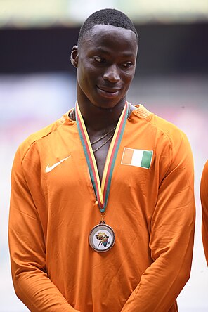 Ismaël Koné bei den Afrikameisterschaften 2024 in Douala