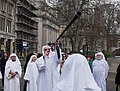 The Druid Order's spring equinox ritual on Tower Hill, 2024.