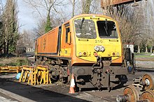 No. 210 (Abhainn na hÉirne/River Erne) in storage at Inchicore Works in 2016.