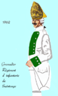 grenadier du régiment de Saintonge de 1762 à 1776