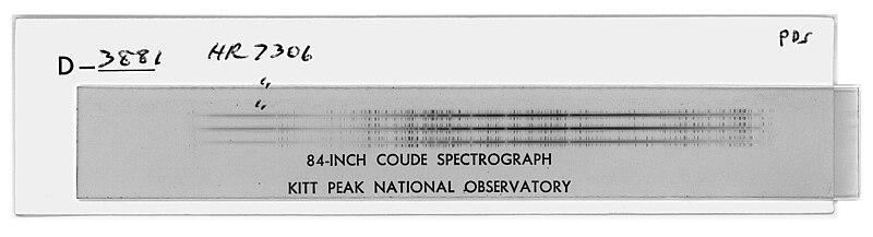 File:84" Coude spectrum of HR7306 (noao-03517).jpg