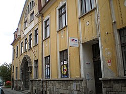 Budova Ašského kulturního střediska (AKS), kde se do roku 2000 nacházela redakce Ašských novin