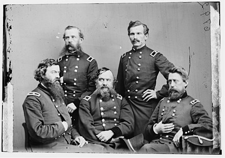 Alpheus S. Williams and his staff ca. 1863 to 1865