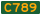 AUS Alphanumeric Route C789.svg