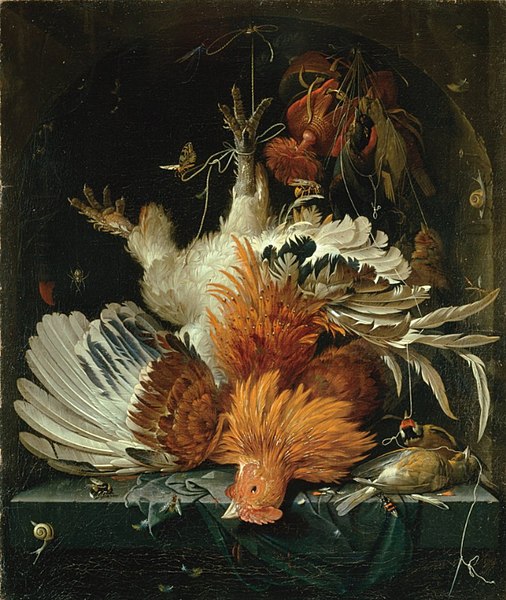 File:Abraham Mignon - Still life of dead poultry.jpg