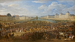 Louis XIV traversant le Pont-Neuf