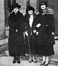 Mrs Agnes Marsh (centre) and two members of the Russian Royal Family, 1922 Agnes Elizabeth Marsh 1922.jpg