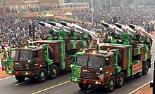Akash missiles during Republic Day 2017 parade