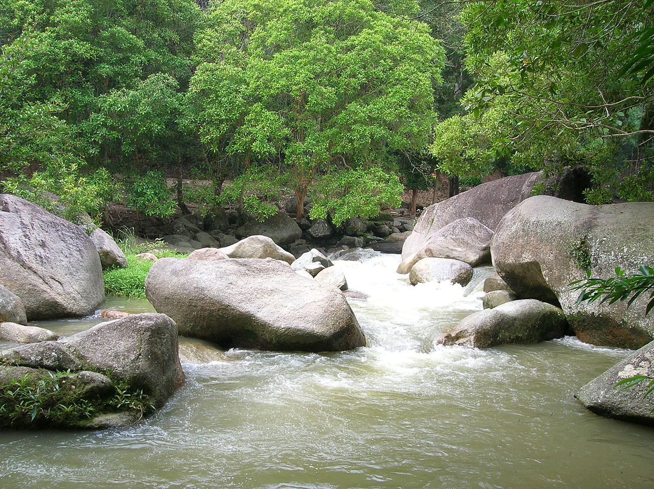 File Alam  semulajadi sekitar hilir Air  Terjun  Chamang 