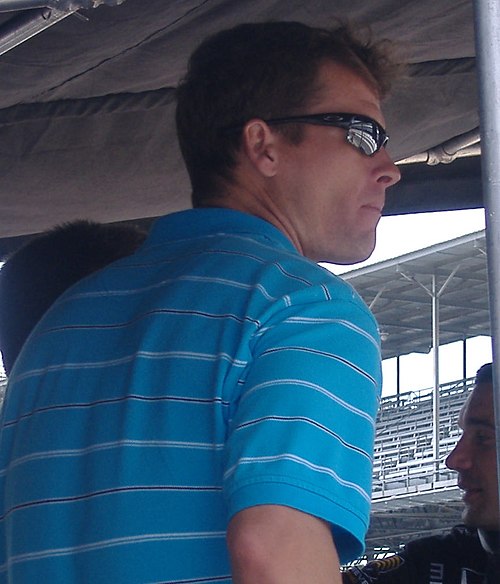 Barron at the Indianapolis Motor Speedway in 2006.