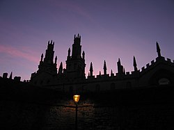 All Souls College at twilight