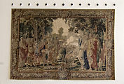 English: View on a tapestry at the Entrance of the ballroom of Altes Rathaus in Munich. Deutsch: Blick auf einen Wandteppich im Empfangsbereich des alten Münchner Rathauses.