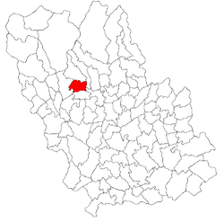 Location of Aluniș, Prahova