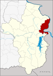 Khong Chiam District - Carte