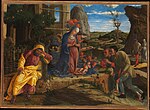 Andrea Mantegnas Herdarnas tillbedjan (efter 1450), Metropolitan Museum of Art.