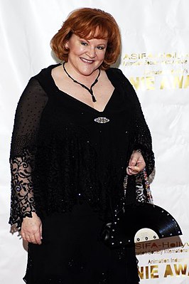 Edie McClurg tijdens de 34ste uitreiking van de Annie Awards (2006).