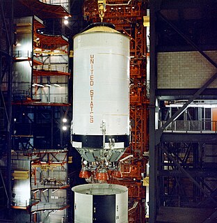 S-II Second stage of the Saturn V, built by North American Aviation