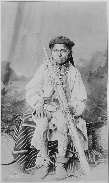 File:Apache boy with face and legs painted - NARA - 530899.jpg