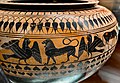 Attic black figure dinos on stand - animal frieze - Firenze MAN - 04