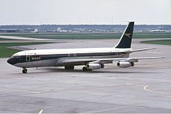 בואינג 707 של BOAC בשנת 1964
