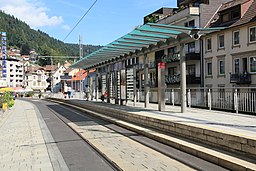 Bad Wildbad - König-Karl-Straße + Haltestelle Uhlandplatz-Sommerbergbahn 02 ies