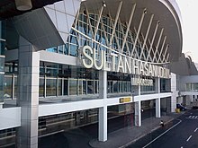 Das neue Fluggastgebäude des Flughafens Sultan Hasanuddin