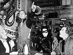 Batmanovi filmoví protivníci (zleva): Tučňák, Rébus, Kočičí žena a Šprýmař