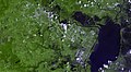 Satellite image of Beaumont, Texas